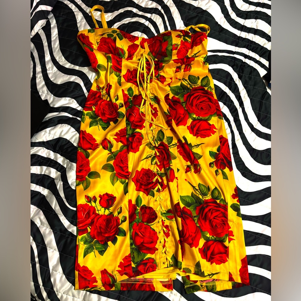 Doll’s Kill roses dress